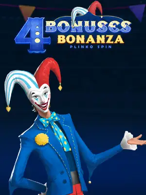 4 Bonuses Bonanza - Plinko Spin